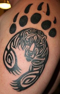Paw Print of a Wolverine